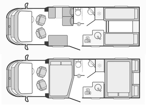 Swift Escape 684 layout