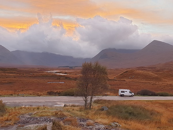 Mountains of Scotland in autumn