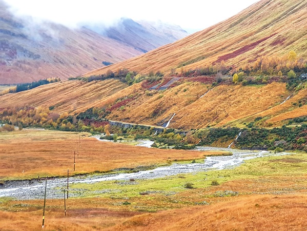 Mountains of Scotland in autumn