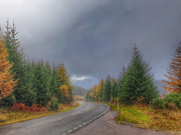 Mountains of Scotland in autumn