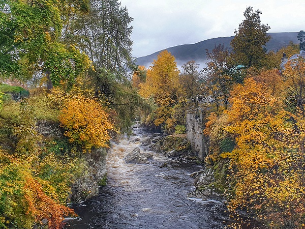 Scottish Highlands in autumn