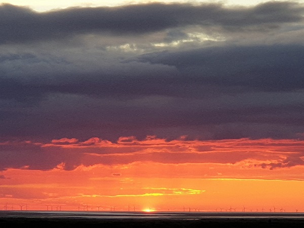Sunset over Duddon Bay Cumbria Sunset over Duddon Bay Cumbria
